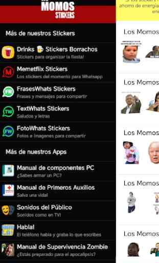 Los Momos - Stickers para Whatsapp 3