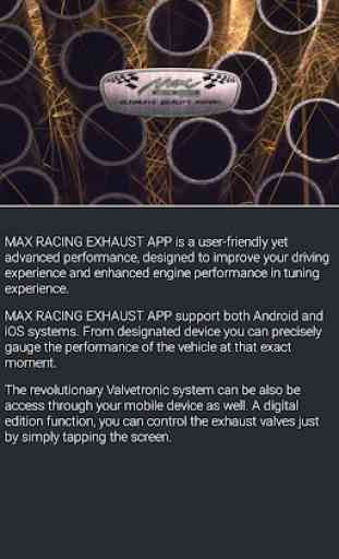 Max Racing Exhaust 3