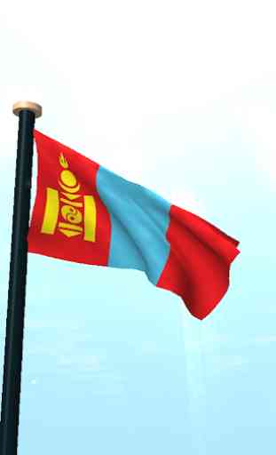 Mongolia Bandera 3D Gratis 2
