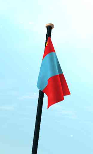 Mongolia Bandera 3D Gratis 3