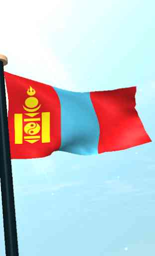 Mongolia Bandera 3D Gratis 4