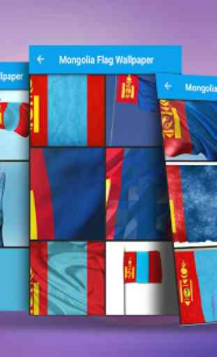 Mongolia Flag Wallpaper 3