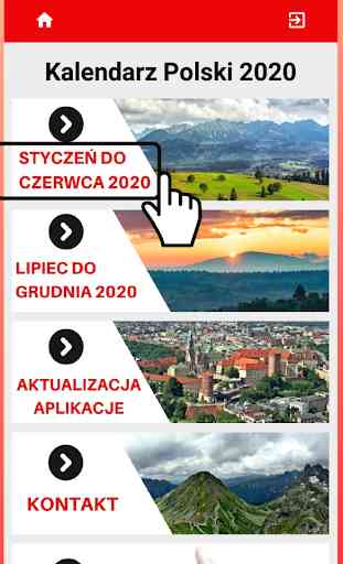 Najlepszy kalendarz Polski 2020 na telefon 1