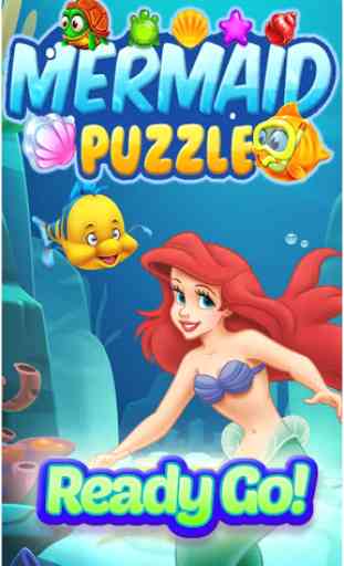 New Match 3 Games : Mermaid Match Puzzle 1