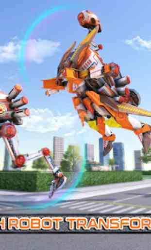 Ostrich Robot Car Transform War – Best Robot Games 1