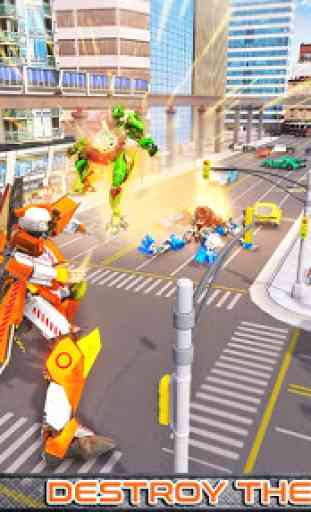 Ostrich Robot Car Transform War – Best Robot Games 4