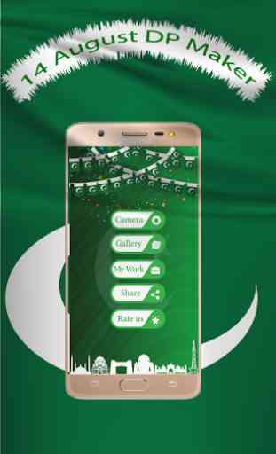 Pak Flag Selfie Photo Editor - 14 Aug DP Maker 1