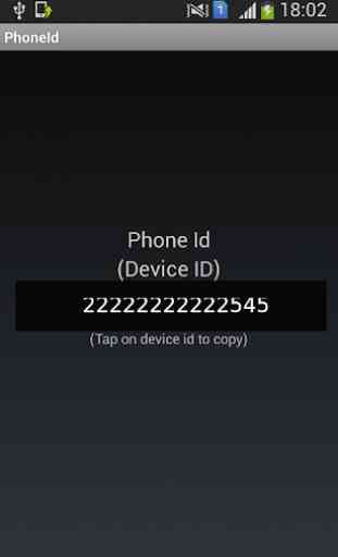 Phone device ID 1