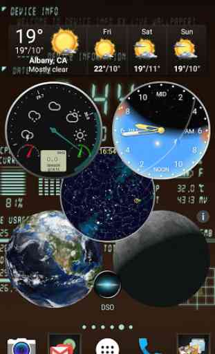Planisphere Sky Widget 1