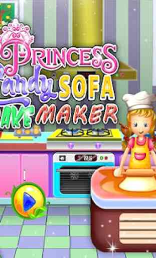 Princess Sofa Cake Maker Game: Kitchen Doll Chef 1