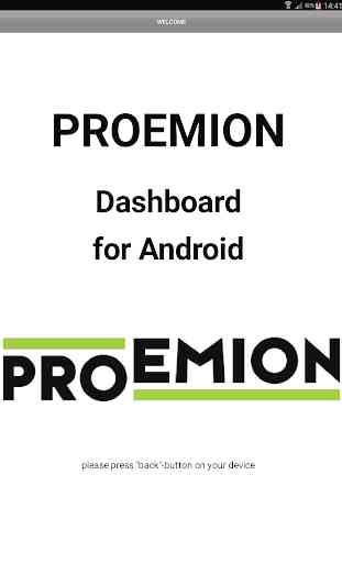 PROEMION Dashboard 1