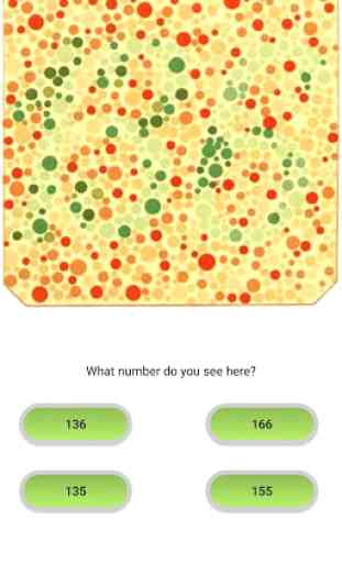 Prueba de tableros de visión ocular: daltonismo 2