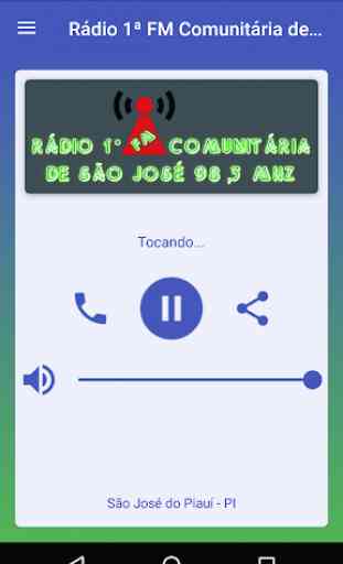Rádio 1ª FM Comunitária de São José 1