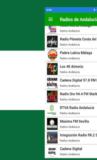 Radios Andalucía FM - Emisoras de Andalucía gratis 1