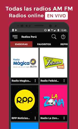 Radios Perú FM & AM Emisoras Peruanas en vivo 3