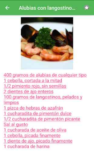 Recetas de comida española en español gratis. 2