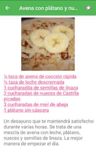 Recetas de desayunos gratis español sin internet. 2
