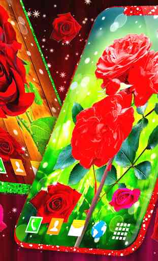 Red Rose Live Wallpaper  1