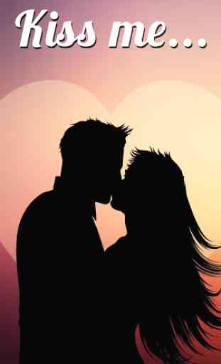 Romantic Kiss Shayari, GIFs, Images 1
