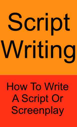 Scriptwriting 1