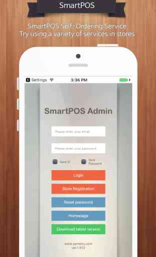 SmartPOS Smartphone - Self Ordering 1