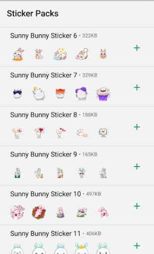 Sunny Bunny Stickers 2