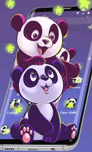 Sweet Panda Cartoon Theme 2
