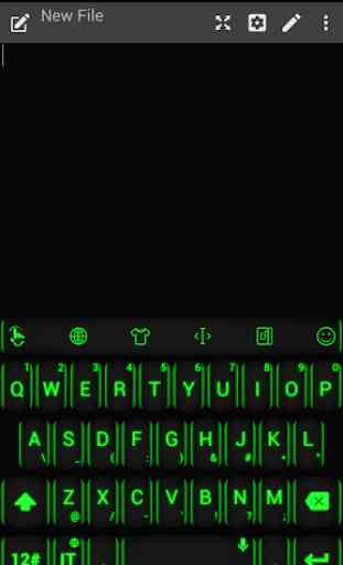 Tema de teclado NeonGree 1