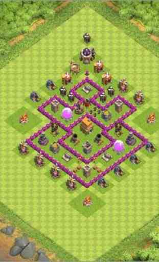 Top Town Hall 6 Trophy BaseMap 4