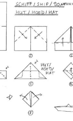 tutoriales de avión de papel fácil 2