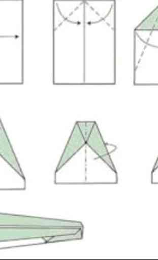 tutoriales de avión de papel fácil 4