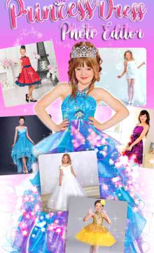 Vestido de Princesa Fotomontaje - Joyas y Peinados 1