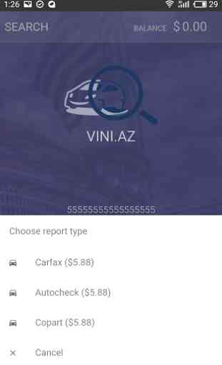 Vini - Carfax, Autocheck, Copart 3
