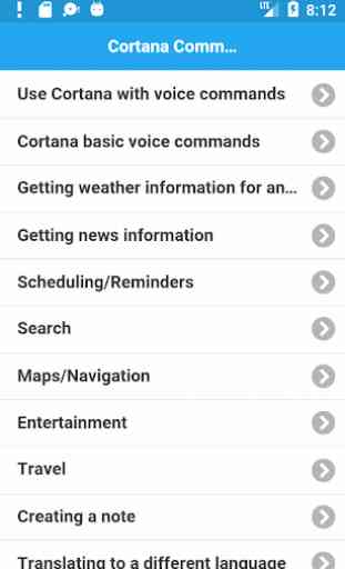 Voice Commands for Cortana 1