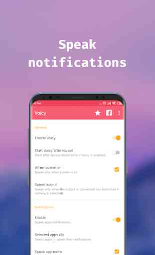 Voicy: voice notifications 2