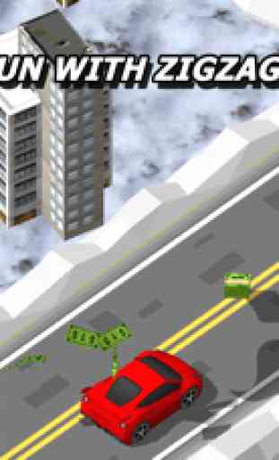 3D Zig-Zag Stunt Cars -  Fast lane with Highway Traffic Racer 2