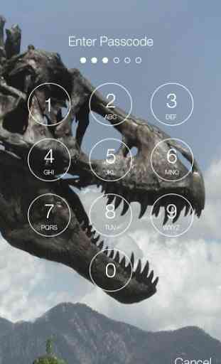 Dinosaur Skeleton Screen Lock 2
