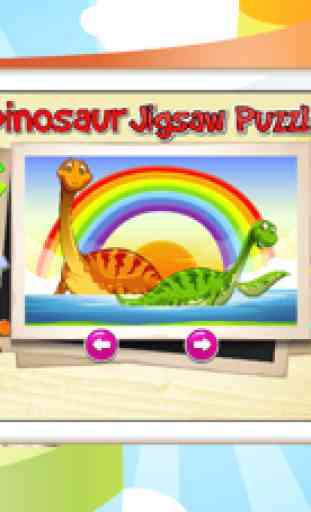 dinosaurio Jigsaw juegos para niños coches gratis 2