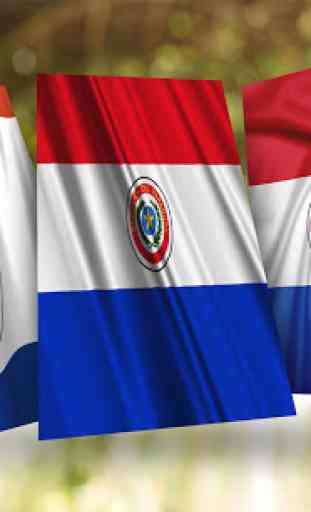 Paraguay Flag Wallpaper 1