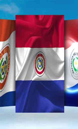 Paraguay Flag Wallpaper 2