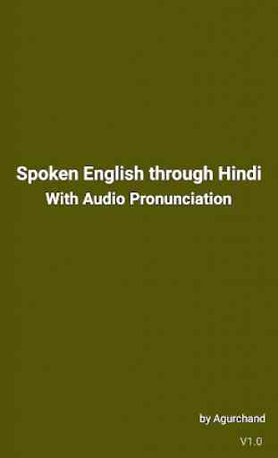 Spoken English through Hindi 1