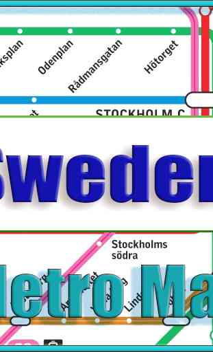 Sweden Metro Map Offline 1
