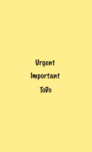 Urgent Important Todo 1
