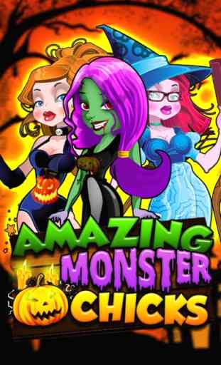 Un monstruo Chickz Spooky Dress-Up Make-Over - Libre Salon Juegos para Chicas 3