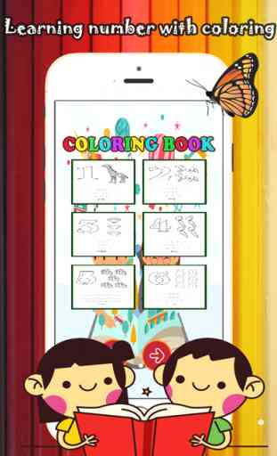 123 Libro de colorear para niños de 1-10: juegos gratis para aprender a escribir los números y palabras en español, mientras que la coloración con cada uno para colorear 3