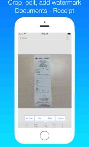 iSnapScan Free-Receipts Scanner, Photo to document 3