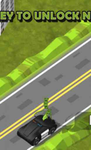 3D Zig-Zag Police Car -  Fast Hunting Mosted Super Wanted Racer Game 2