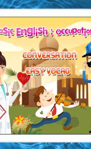 estudio de la carrera vocabulario para niños | conocimientos básicos de Inglés 4