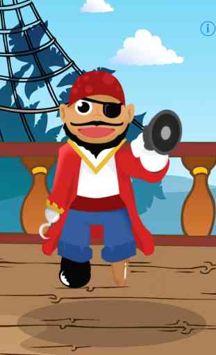Pirata hablador - Talking Pirate: Juego para los niños, padres, amigos y familiares con los piratas. Ahoi! 2