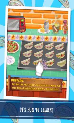Tessa’s Taco’s  - aprender a hacer Taco  en este juego de cocina para niños 3